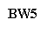 Text Box: BW5