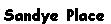 Text Box: Sandye Place